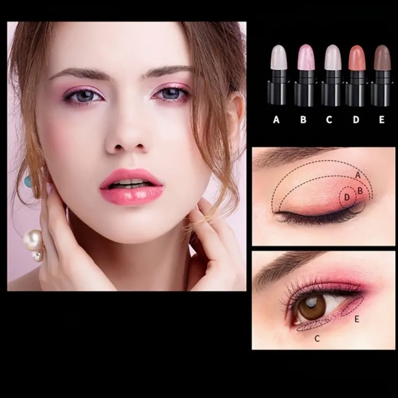 12Pcs/Set Eyeshadow Stick Set Pearly Glitter Shimmer Durable Eyeshadow   - NWT - Picture 2 of 6